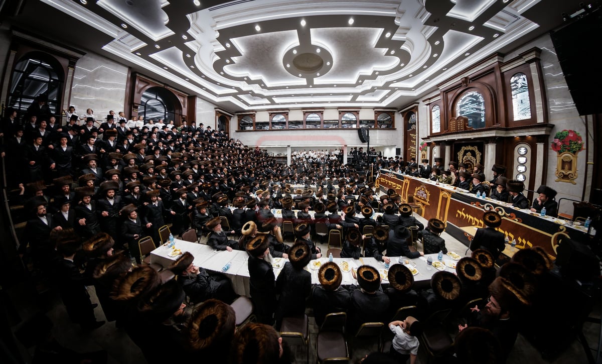 הכנסת ספר תורה בחצה"ק ויז'ניץ במאנסי