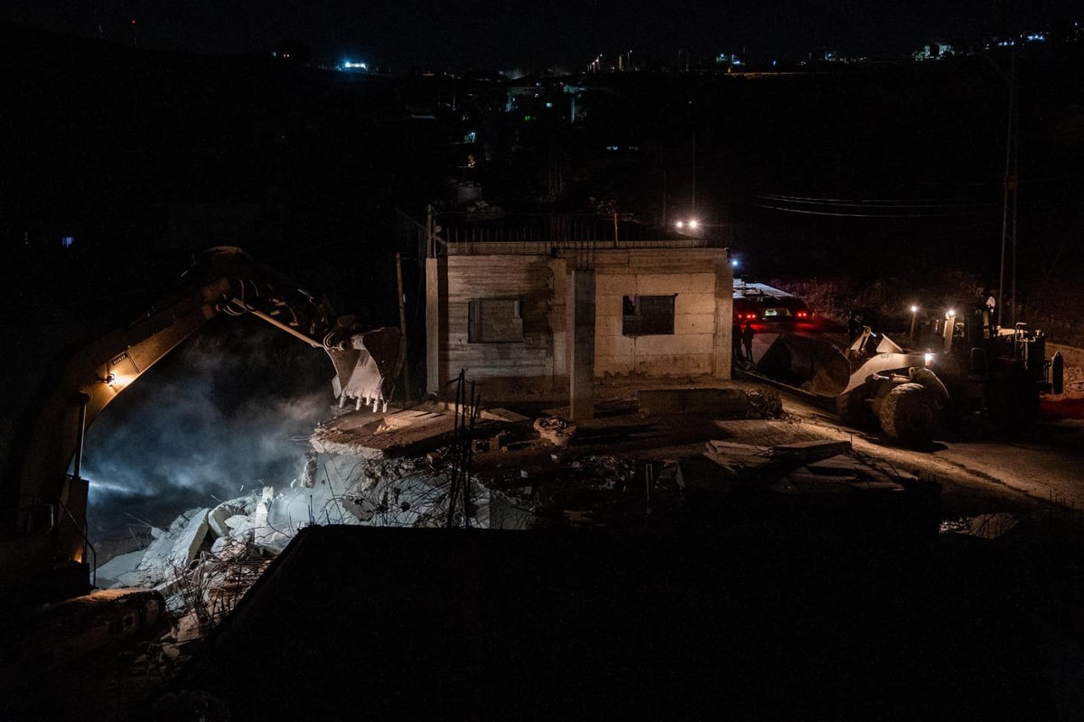 כוחות צה"ל הרסו את בית המחבלים שרצחו את מתן הי"ד