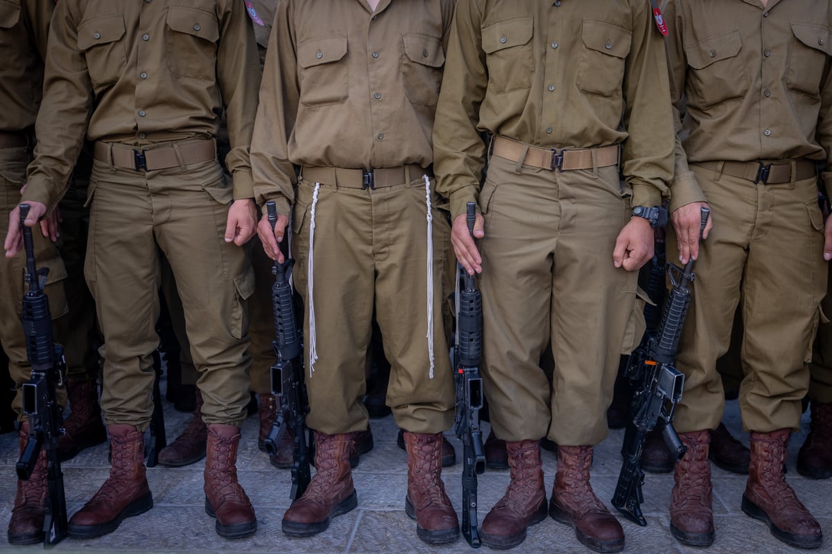 תיעוד מרגש: לוחמי 'נצח יהודה' נשבעו בכותל המערבי | צפו