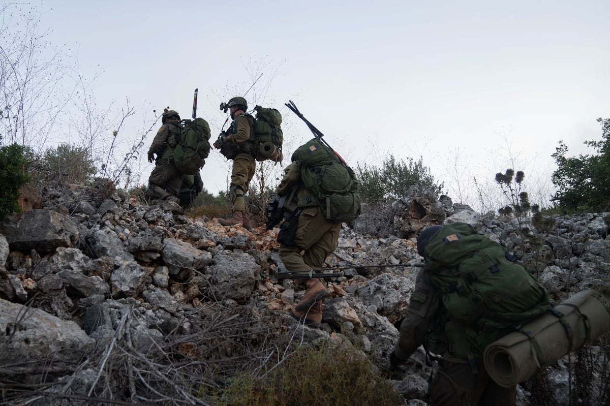 צה"ל מפרסם תיעוד: נערכים ללחימה קרקעית בשטח לבנון