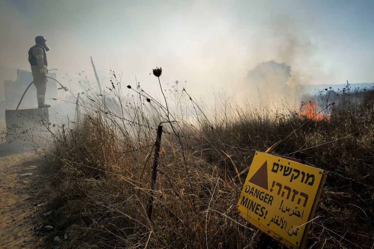 טילים וכטב"מים • יממה של אש בחזית הצפונית | כך זה נראה 