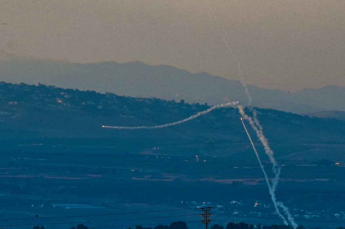 טילים וכטב"מים • יממה של אש בחזית הצפונית | כך זה נראה 