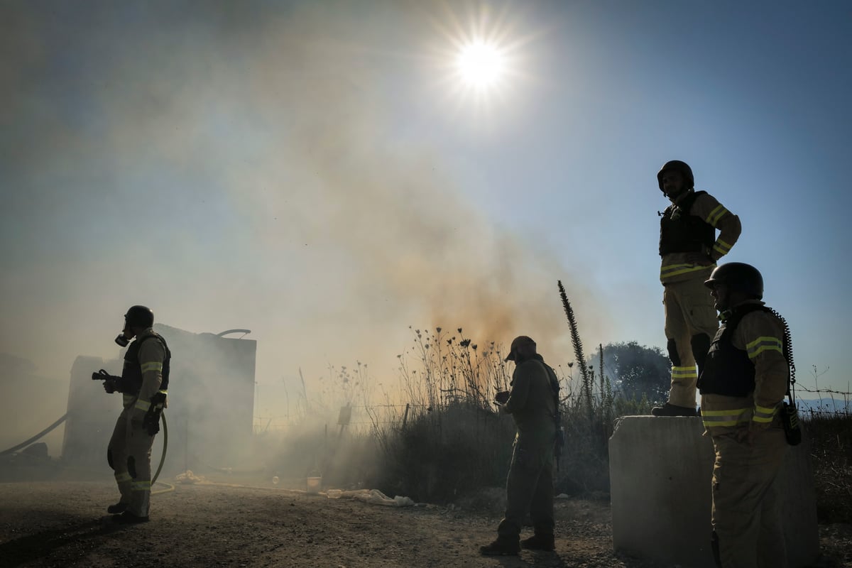 טילים וכטב"מים • יממה של אש בחזית הצפונית | כך זה נראה 