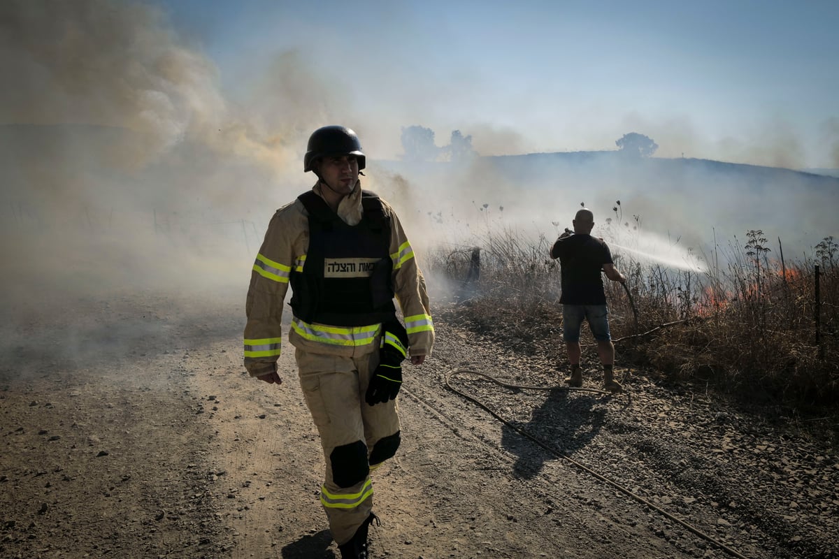 טילים וכטב"מים • יממה של אש בחזית הצפונית | כך זה נראה 