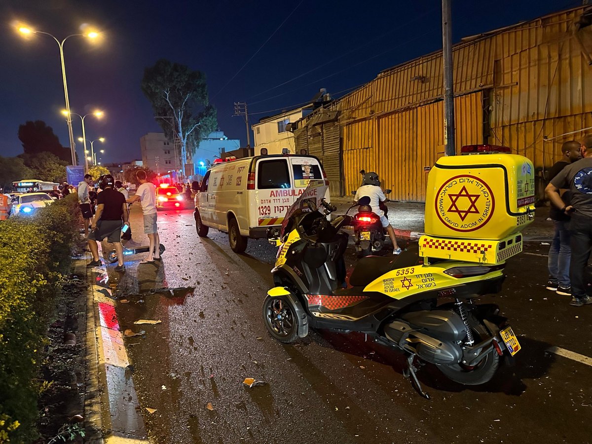 זירת הפיצוץ בתל אביב