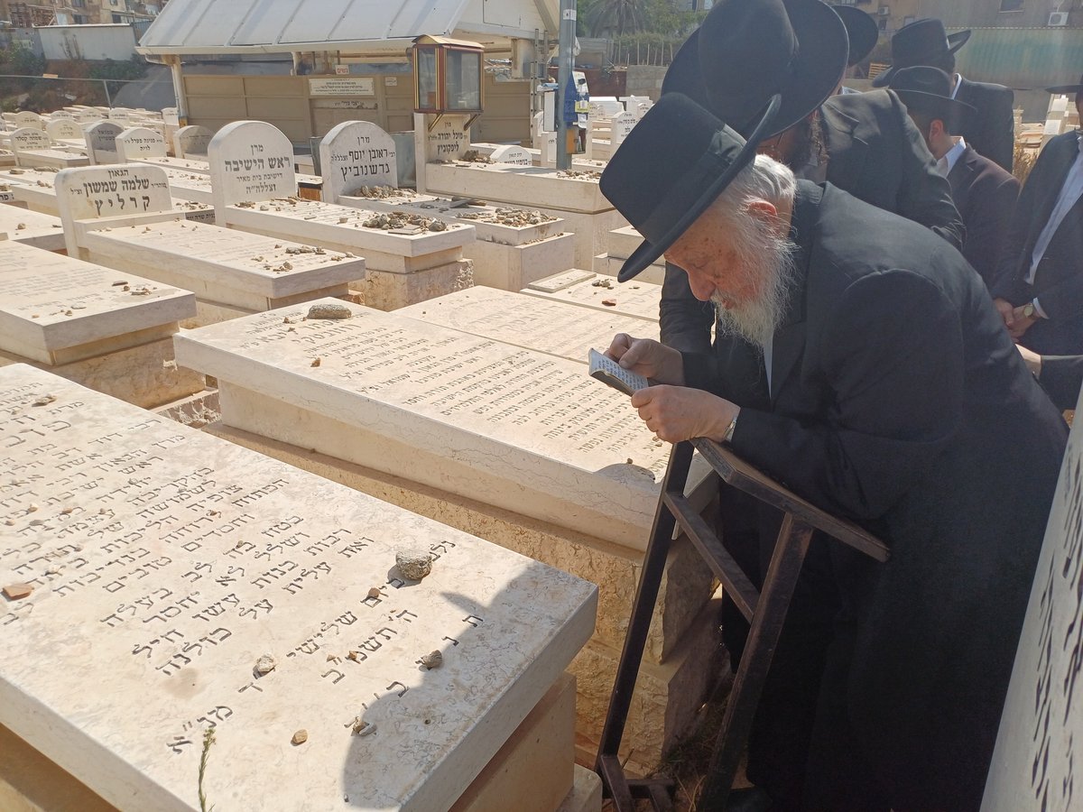 יום היארצייט אצל הגרב"ד פוברסקי