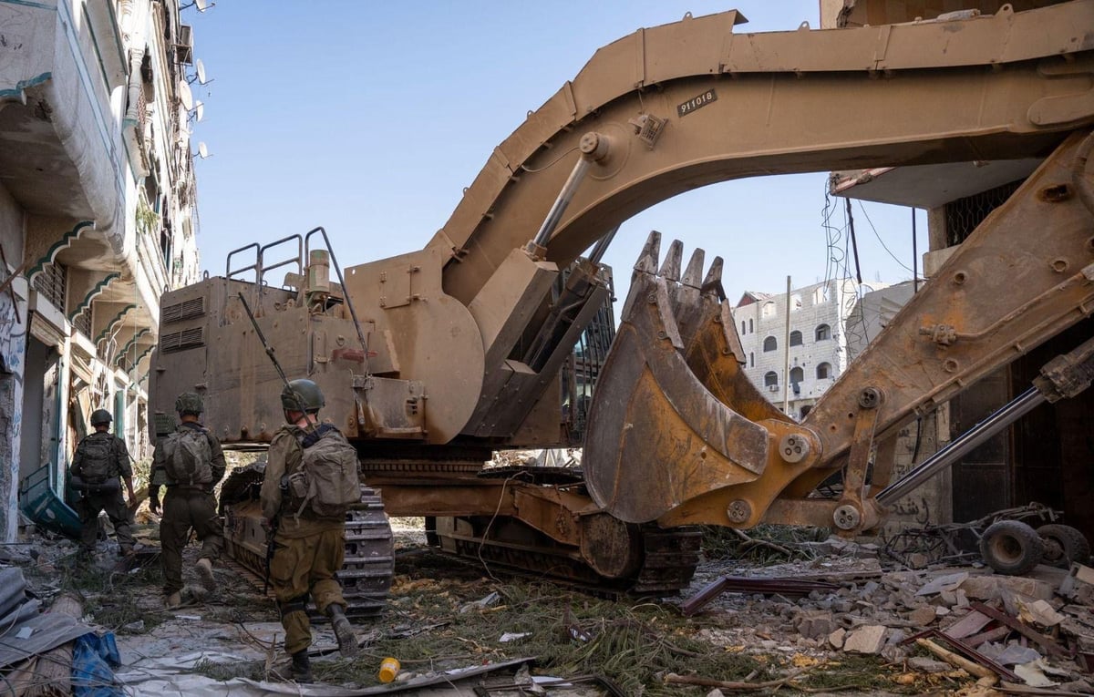 לוחמי צה"ל מחטיבת ירושלים בפעילות במסדרון נצרים במרכז הרצועה