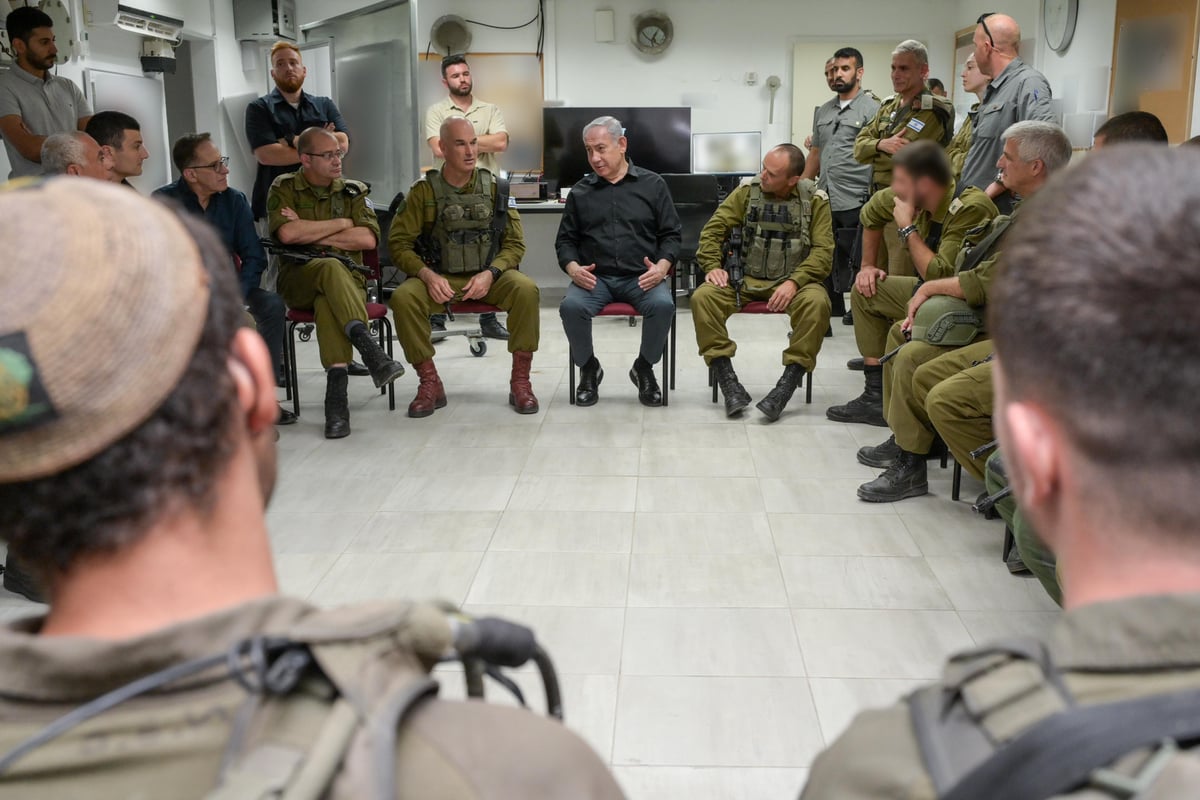 נתניהו במסר לנסראללה מגבול הצפון: "סוף פסוק? רק כשנוכל להחזיר את התושבים לבתיהם"