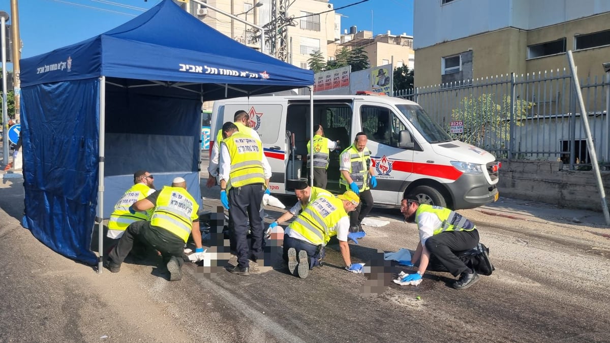 זירת התאונה הקטלנית בבני ברק