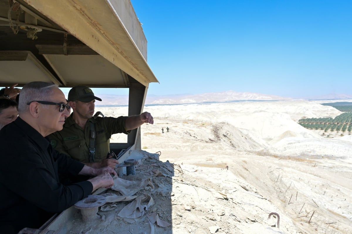 הסיור של נתניהו היום בבקעת הירדן