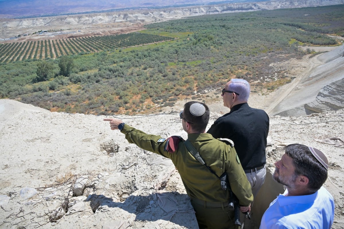 הסיור של נתניהו היום בבקעת הירדן