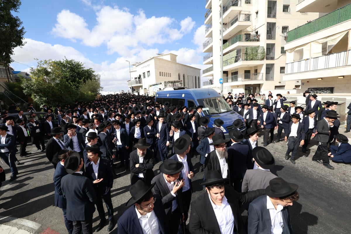 תיעוד מהלווית הגר"ש רבר זצ"ל