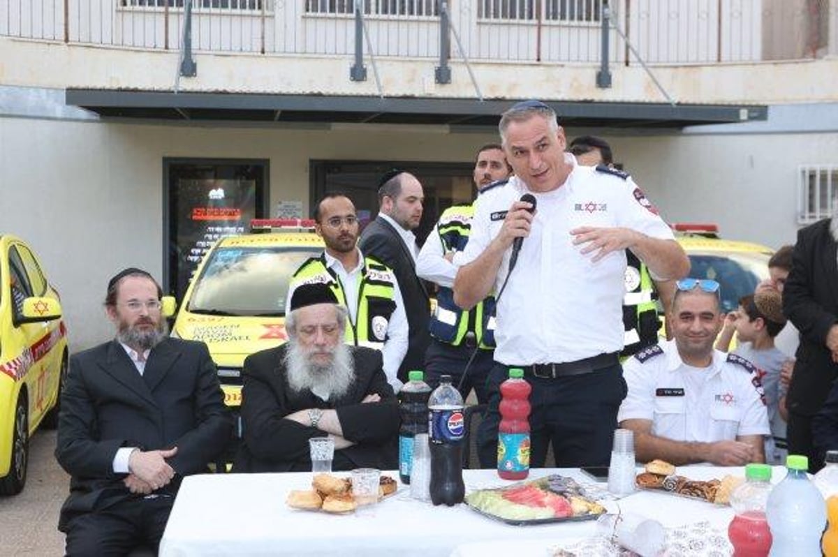 גיל מוסקוביץ סמנכ"ל מד"א, סיים את האירוע בדברי ברכה