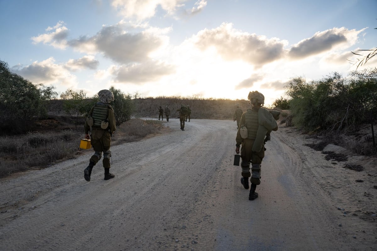 כוחות צה"ל מאבטחים את עוטף עזה