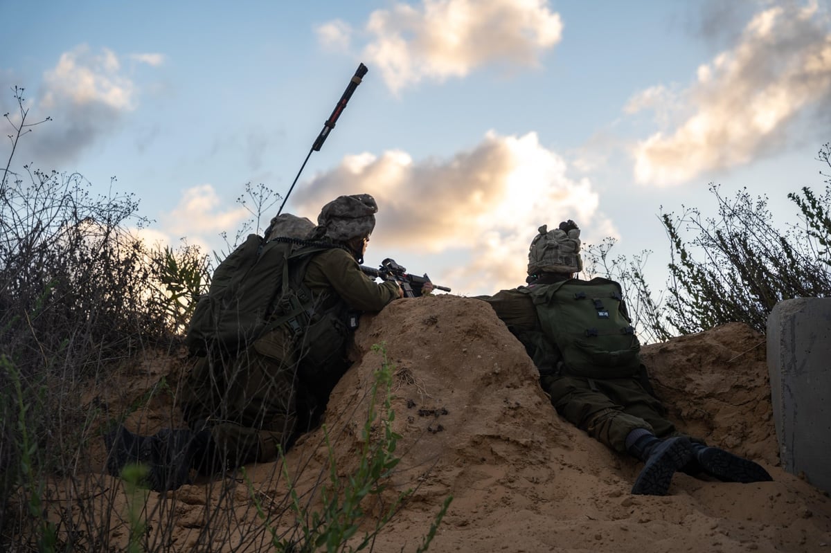 כוחות צה"ל מאבטחים את עוטף עזה