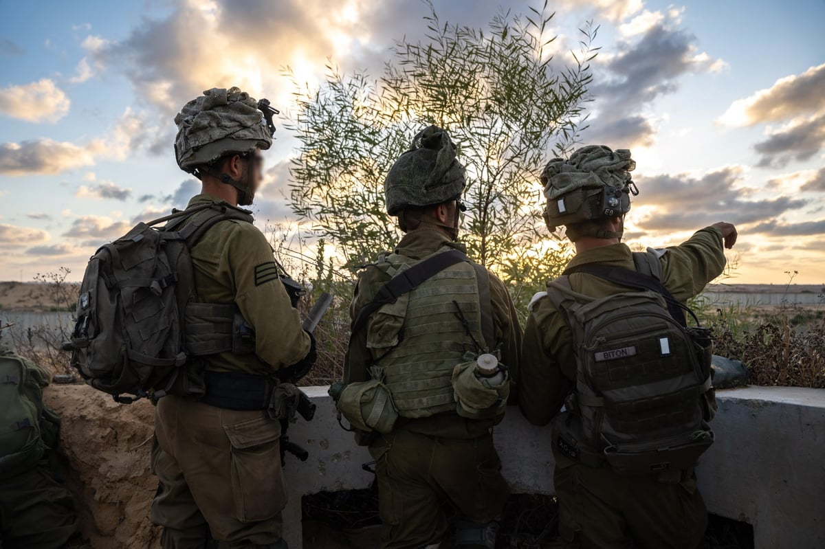 כוחות צה"ל מאבטחים את עוטף עזה