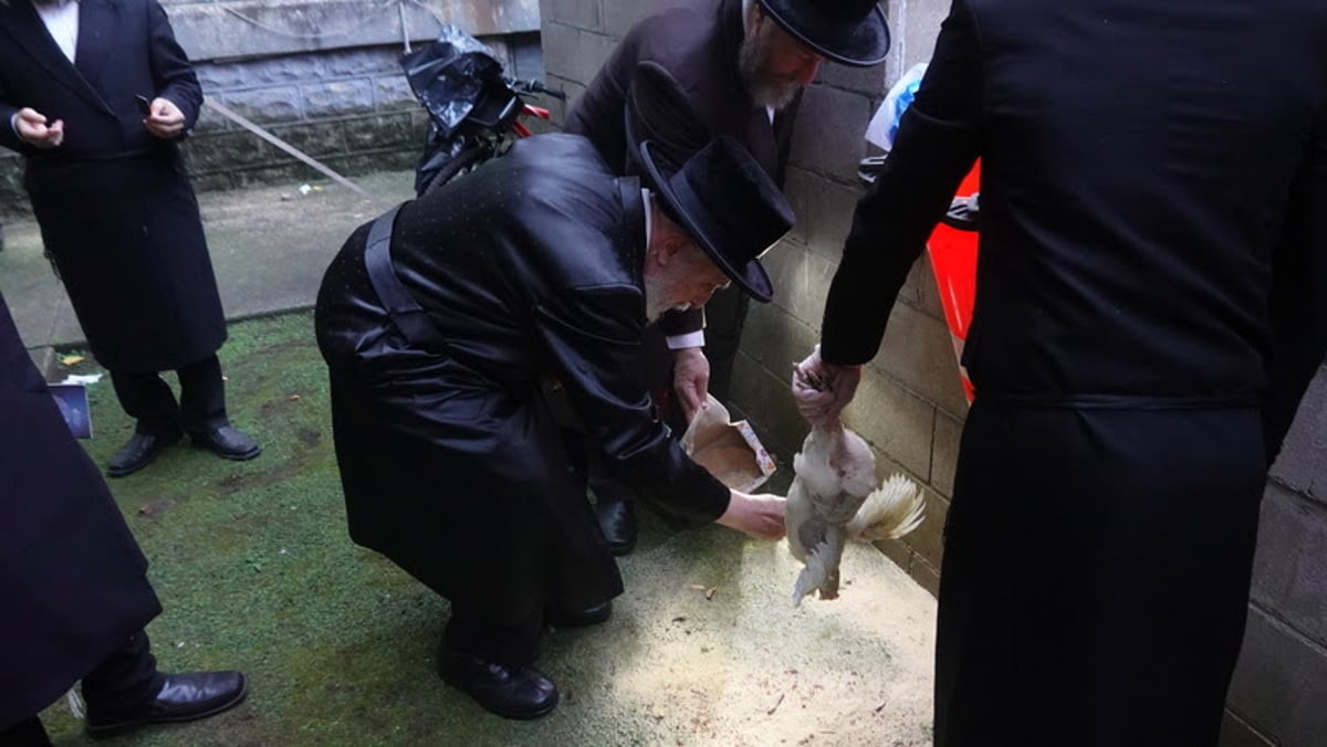 ערב ראש השנה בחצר הקודש ליסקא 