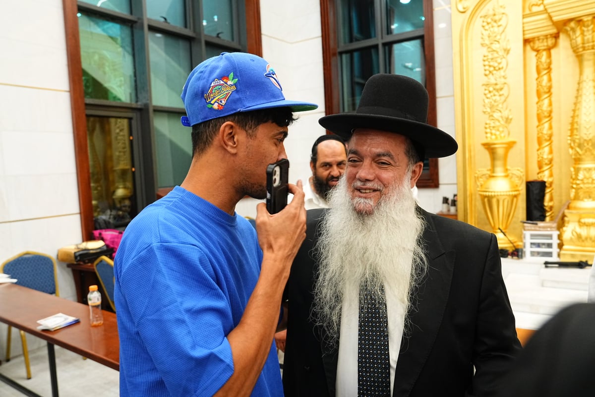 מעמד סליחות אצל הגאון הרב יגאל כהן 