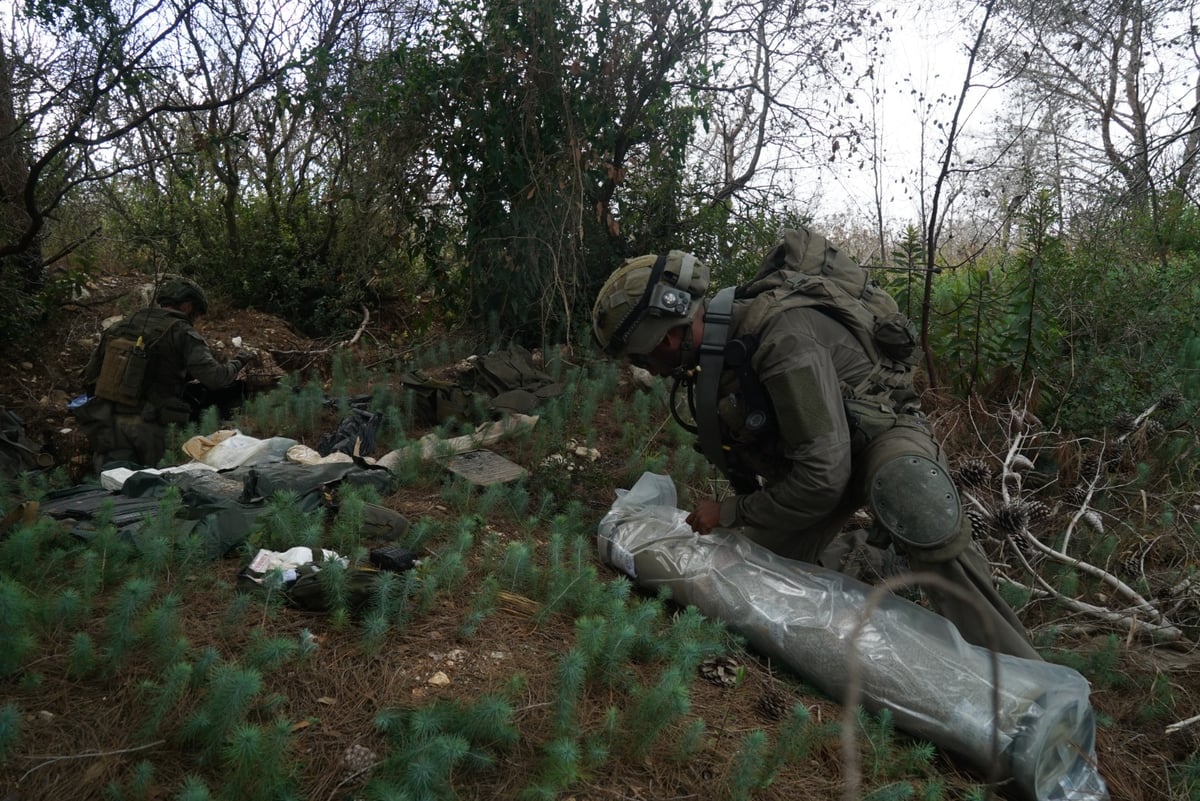 תמונות של כלי הנשק שנמצאו ליד אתר UNIFIL