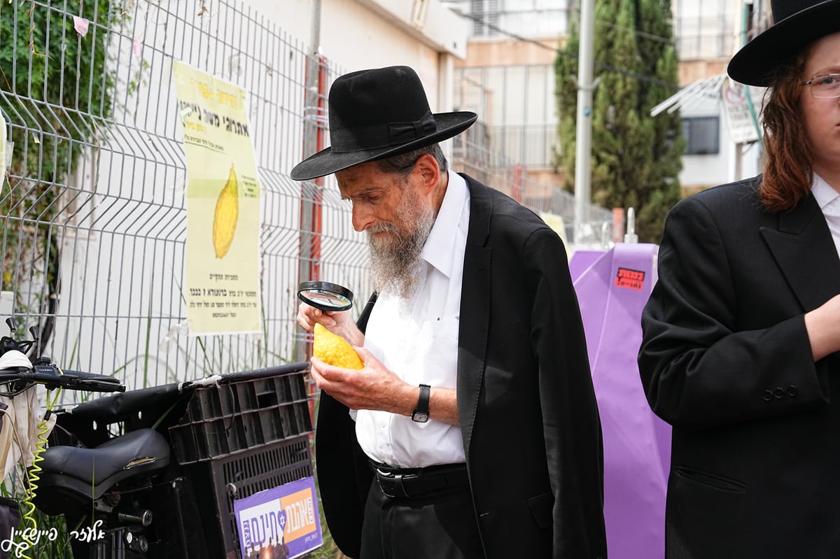 אווירת ערב חג ברחובותיה של העיר בני ברק 