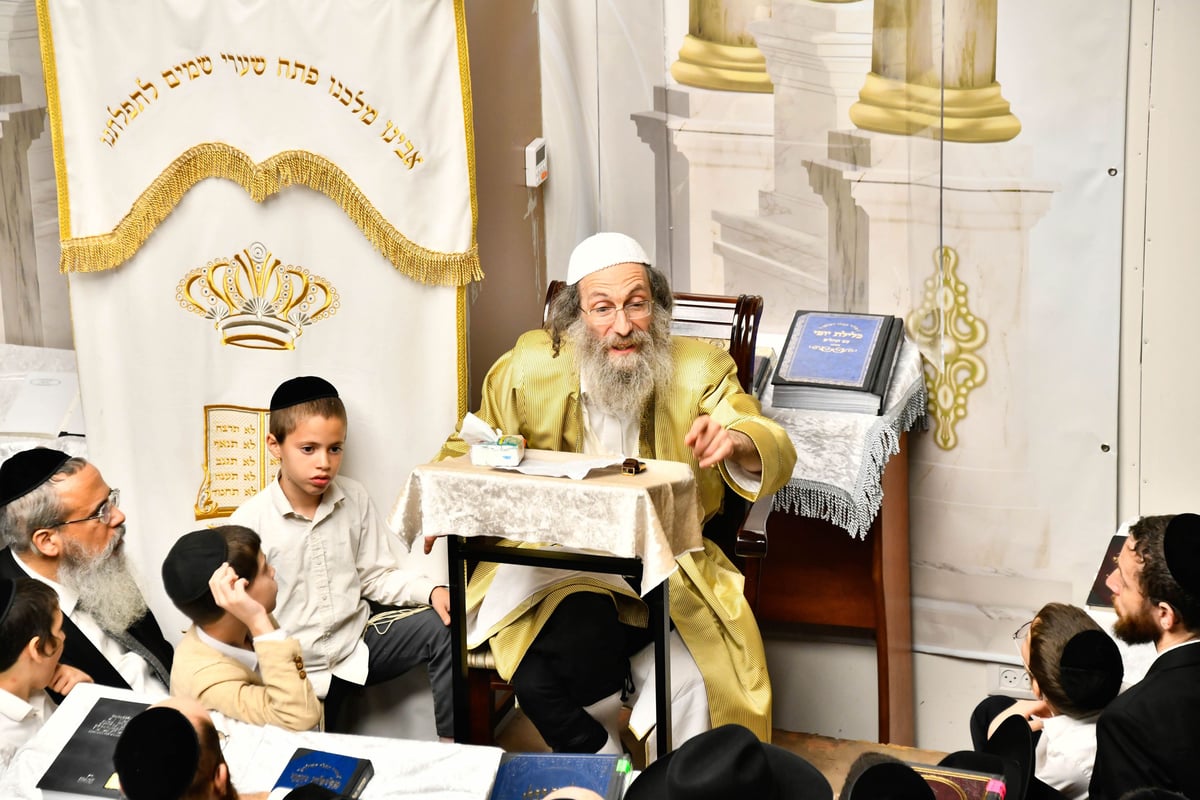 הגה"צ רבי אלימלך בידרמן בשיחה בקהילת בית השם 