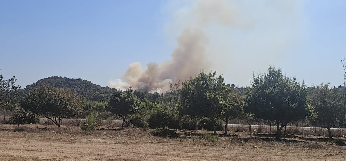 השריפות בגליל כתוצאה מהשיגורים מלבנון