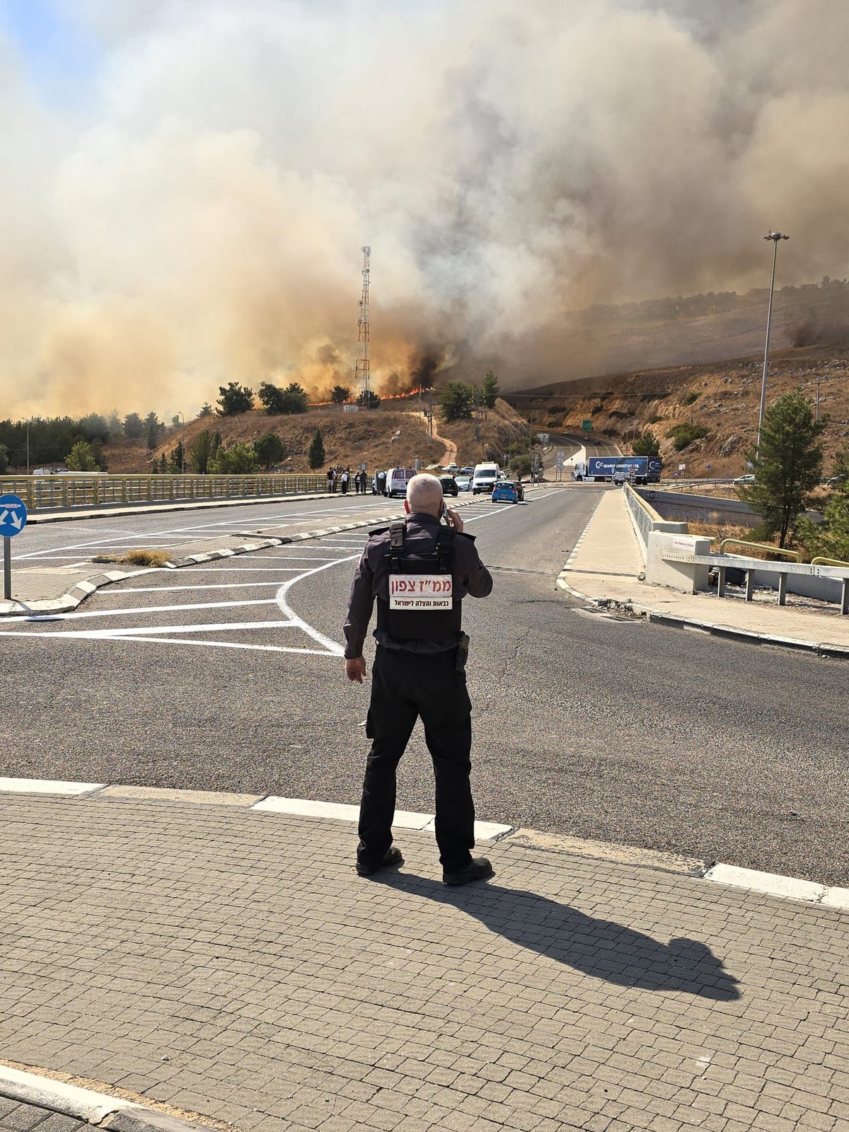 השריפות כעת בצפון כתוצאה מהמטח לגליל העליון