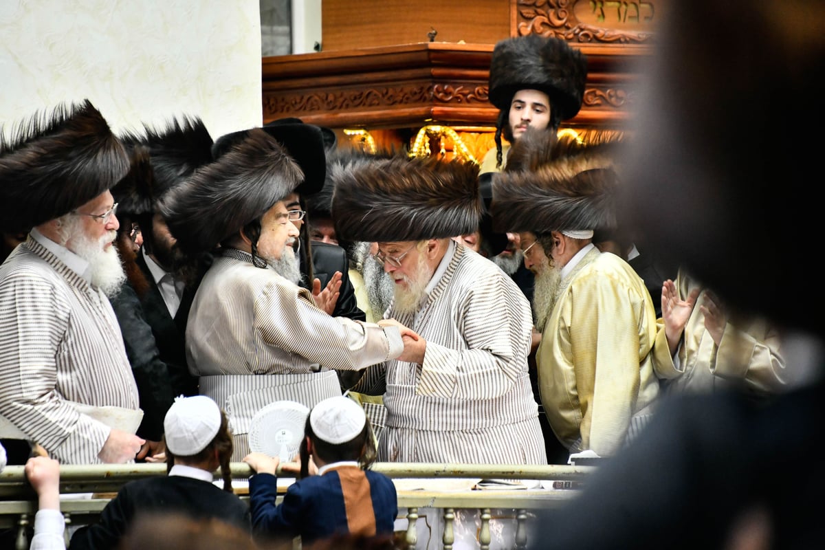 שמחת בית השואבה בחצה"ק תולדות אהרן 