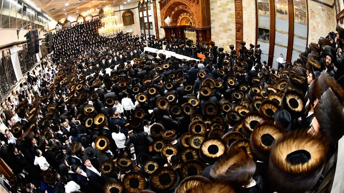 חול המועד סוכות בחצה"ק דושינסקיא 