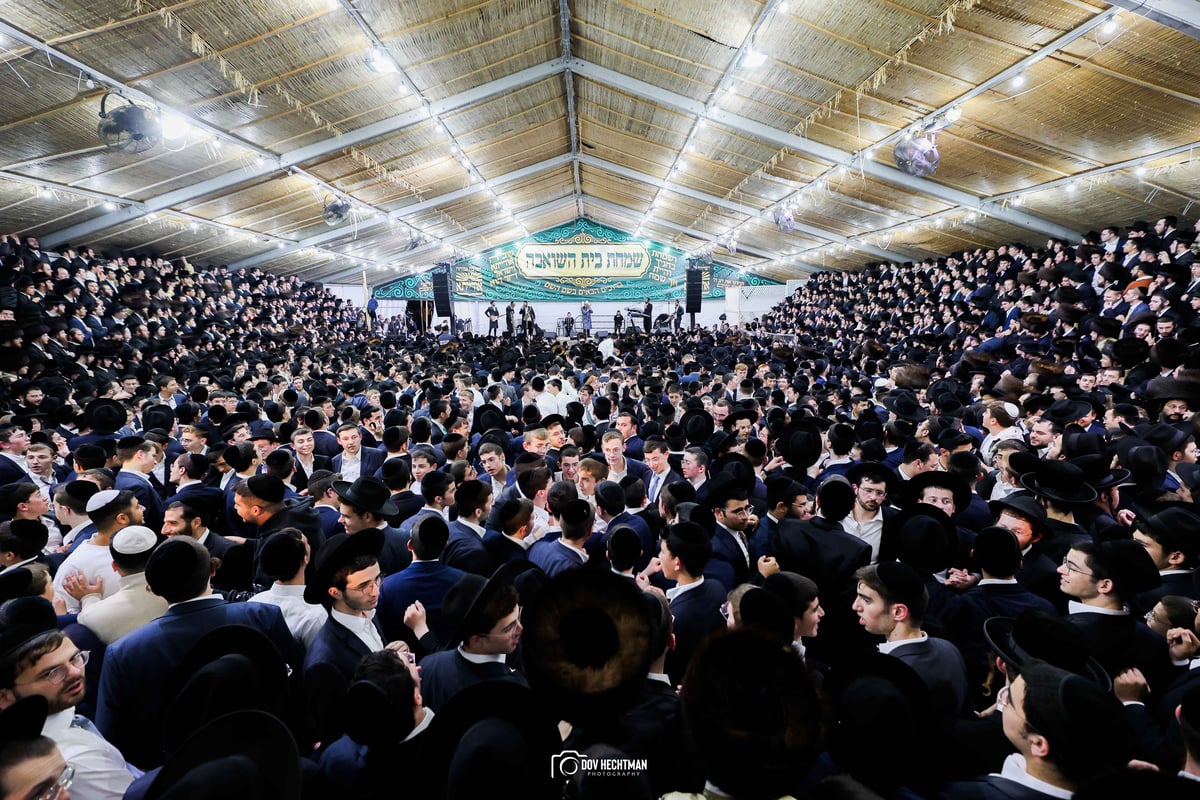 שמחת בית השואבה בישיבת אורייתא 