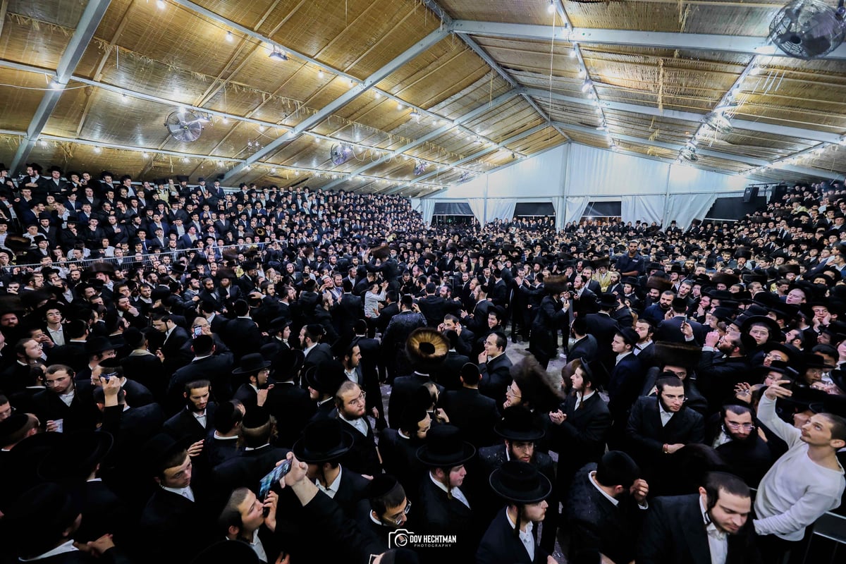 שמחת בית השואבה בישיבת אורייתא 