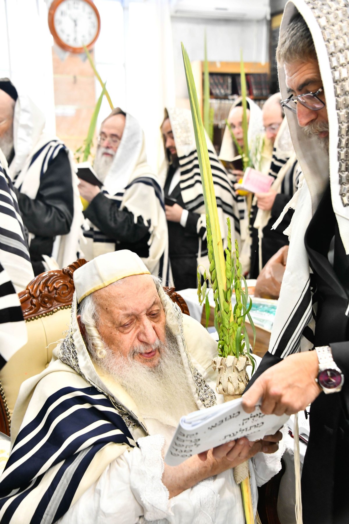 הושענא רבה בחצה"ק נאראל 