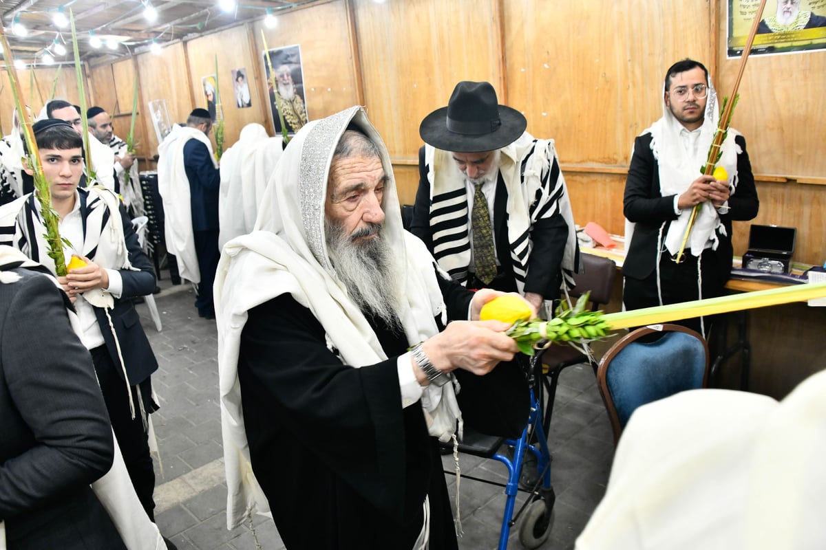 הושענא רבה אצל הגאון רבי ניסים בן שמעון 