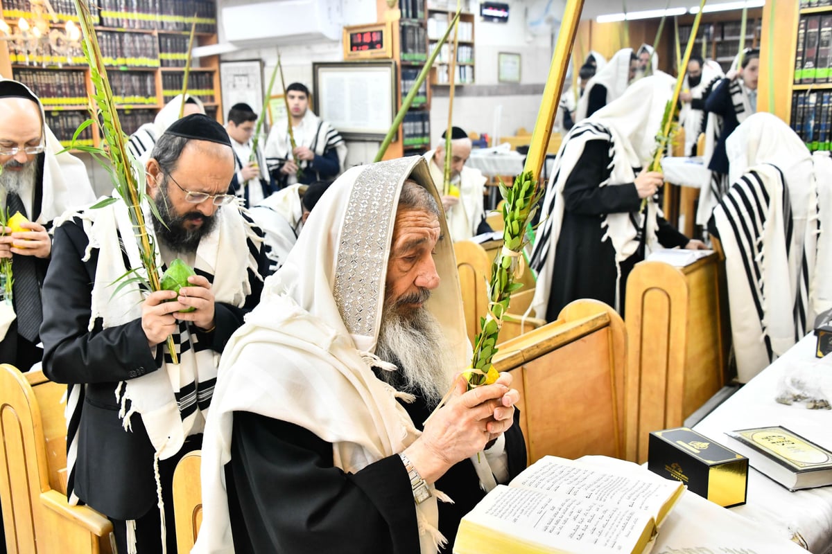 הושענא רבה אצל הגאון רבי ניסים בן שמעון 