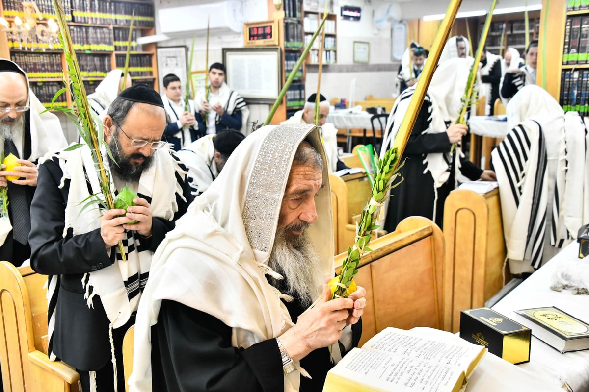 הושענא רבה אצל הגאון רבי ניסים בן שמעון 