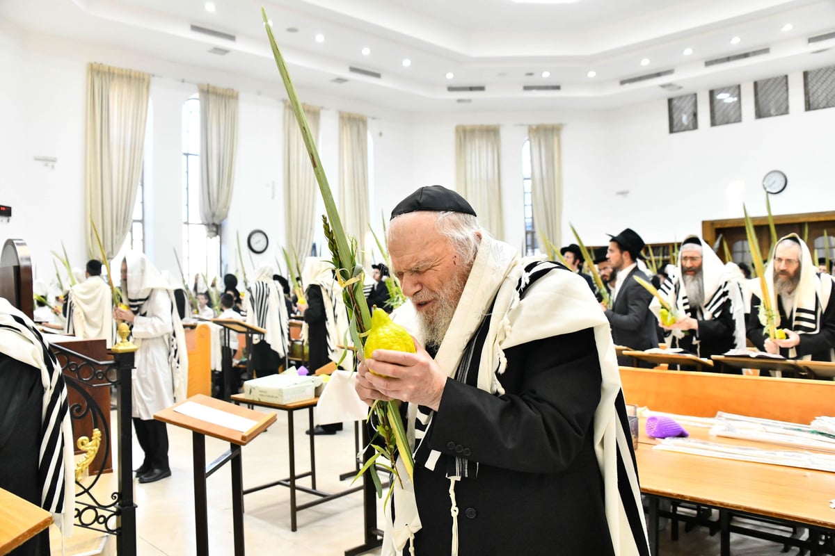 הושענא רבה בישיבת סלבודקה