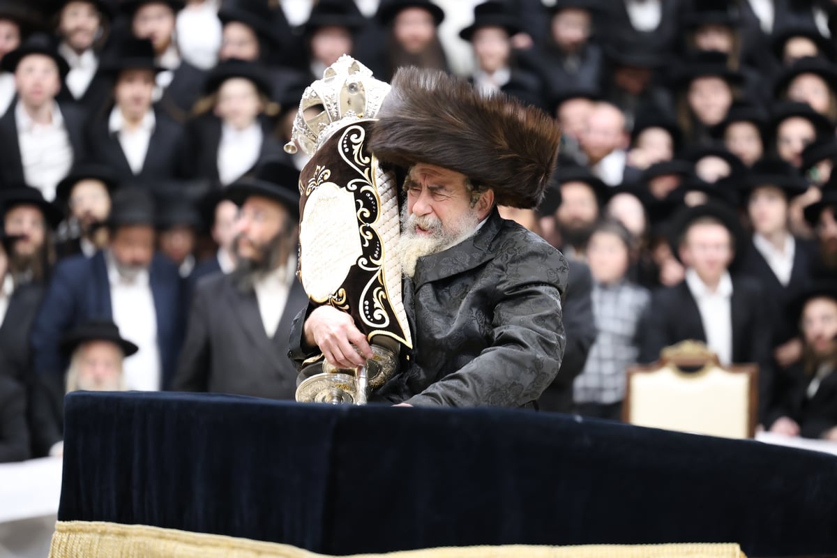 הכנסת ספר תורה בחצה"ק רחמסטריווקא 