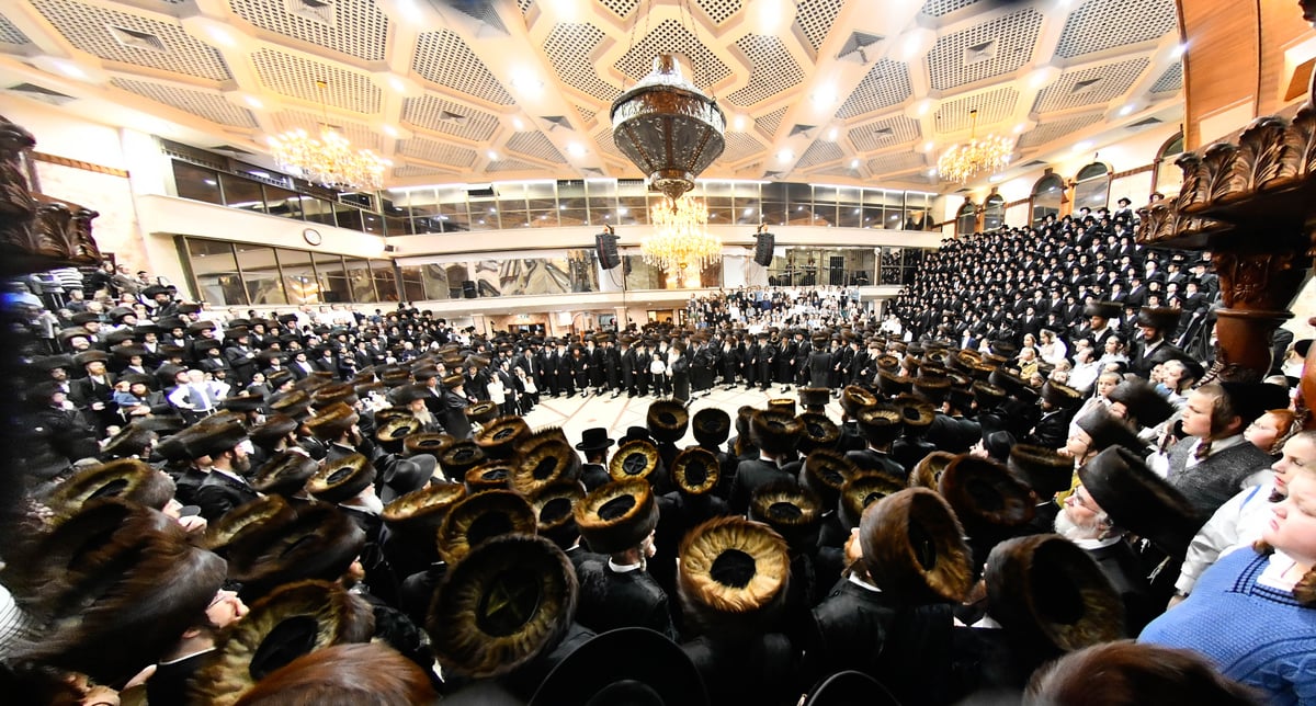 הכנסת ספר תורה בחצה"ק דושינסקיא 