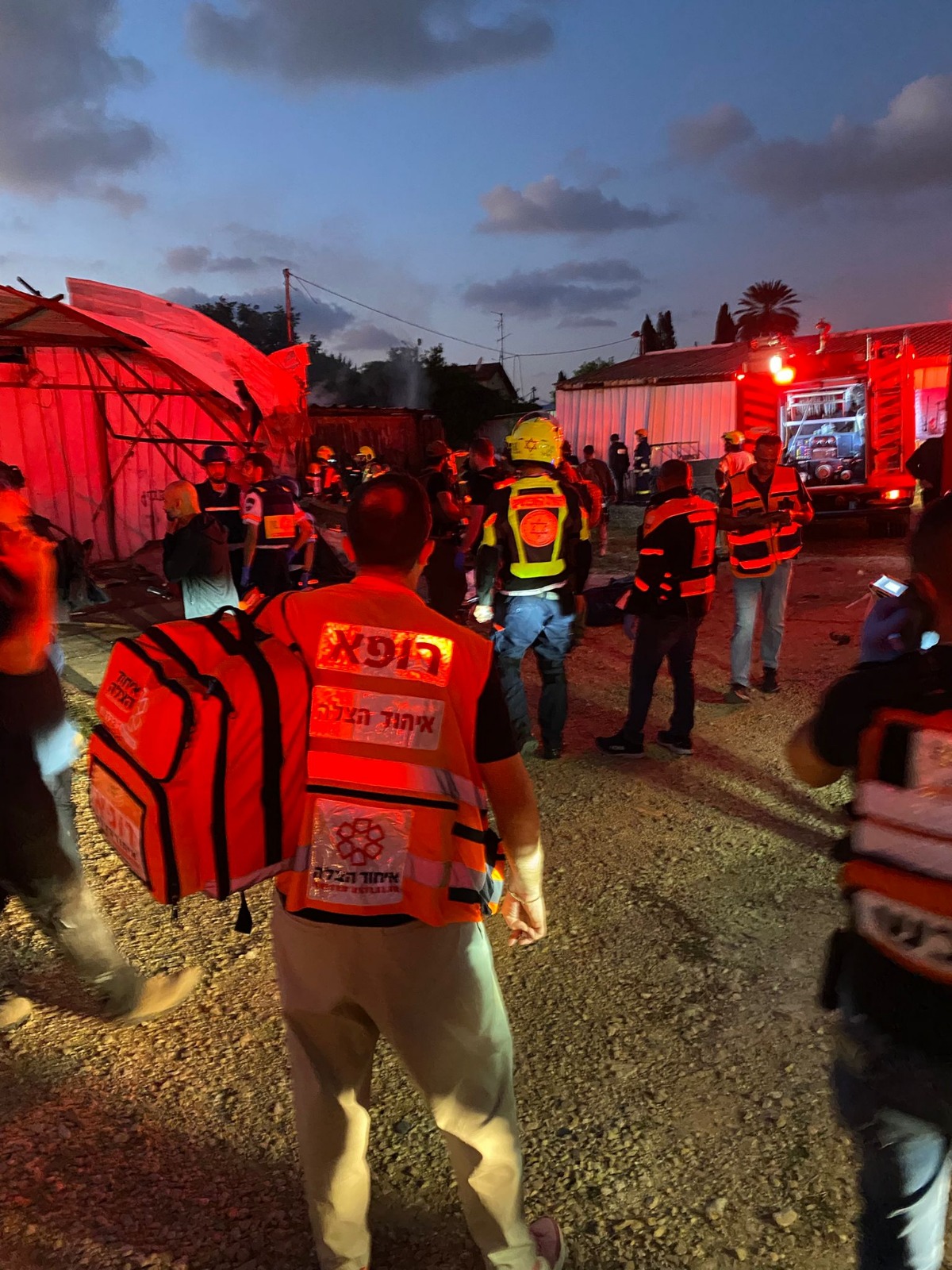 אסון נורא: שני ישראלים הי"ד, נרצחו מפגיעה ישירה של רקטה בנהריה | מותם נקבע במקום