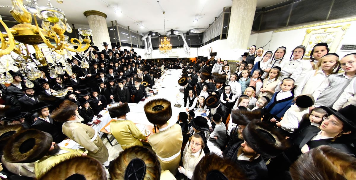 האדמו"ר מלעלוב בשב"ק פרשת וירא בבני ברק