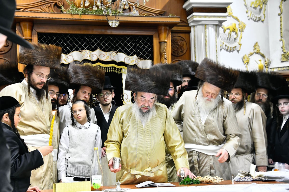 האדמו"ר מלעלוב בשב"ק פרשת וירא בבני ברק