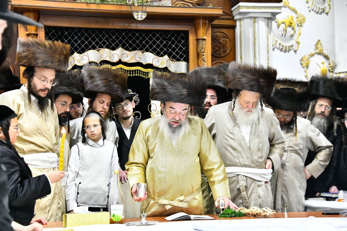 האדמו"ר מלעלוב בשב"ק פרשת וירא בבני ברק