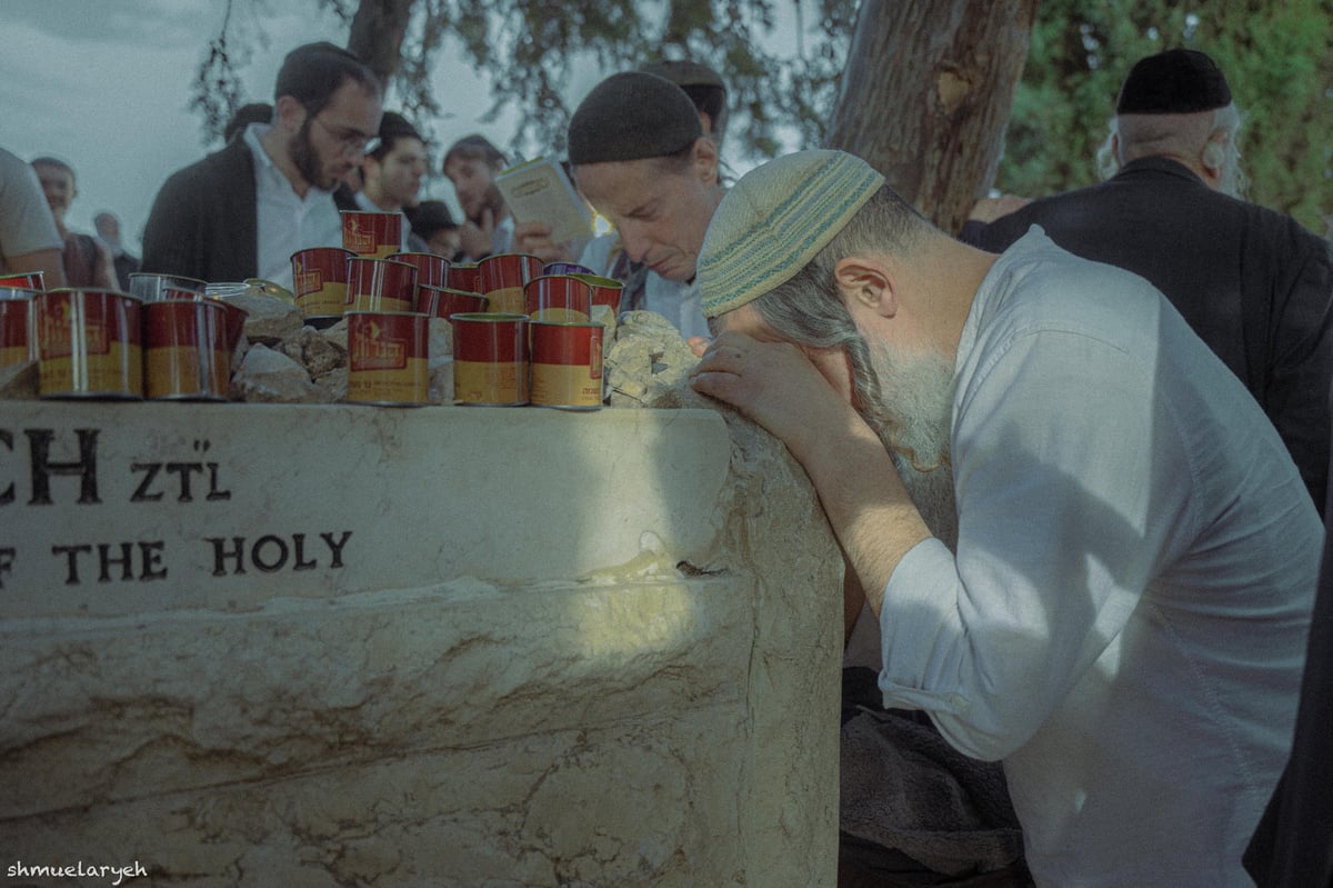 העליה לקבר רבי שלמה קרליבך ביום השנה ה-30 לפטירתו