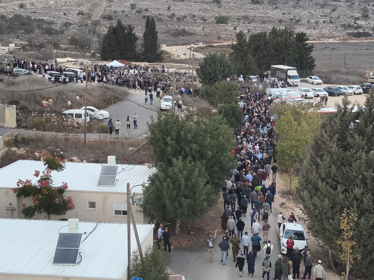 מסע הלוויה של ז'אבו ארליך ז"ל - ממעוף הציפור