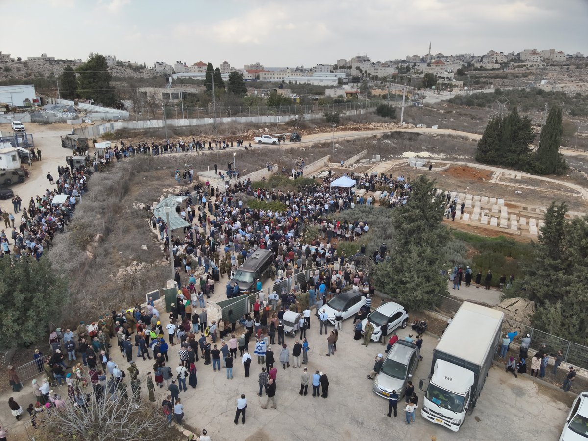 מסע הלוויה של ז'אבו ארליך ז"ל - ממעוף הציפור