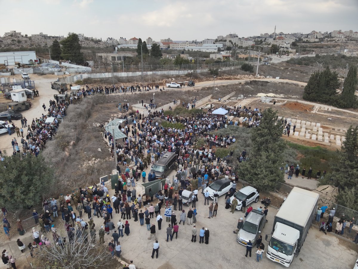 מסע הלוויה של ז'אבו ארליך ז"ל - ממעוף הציפור