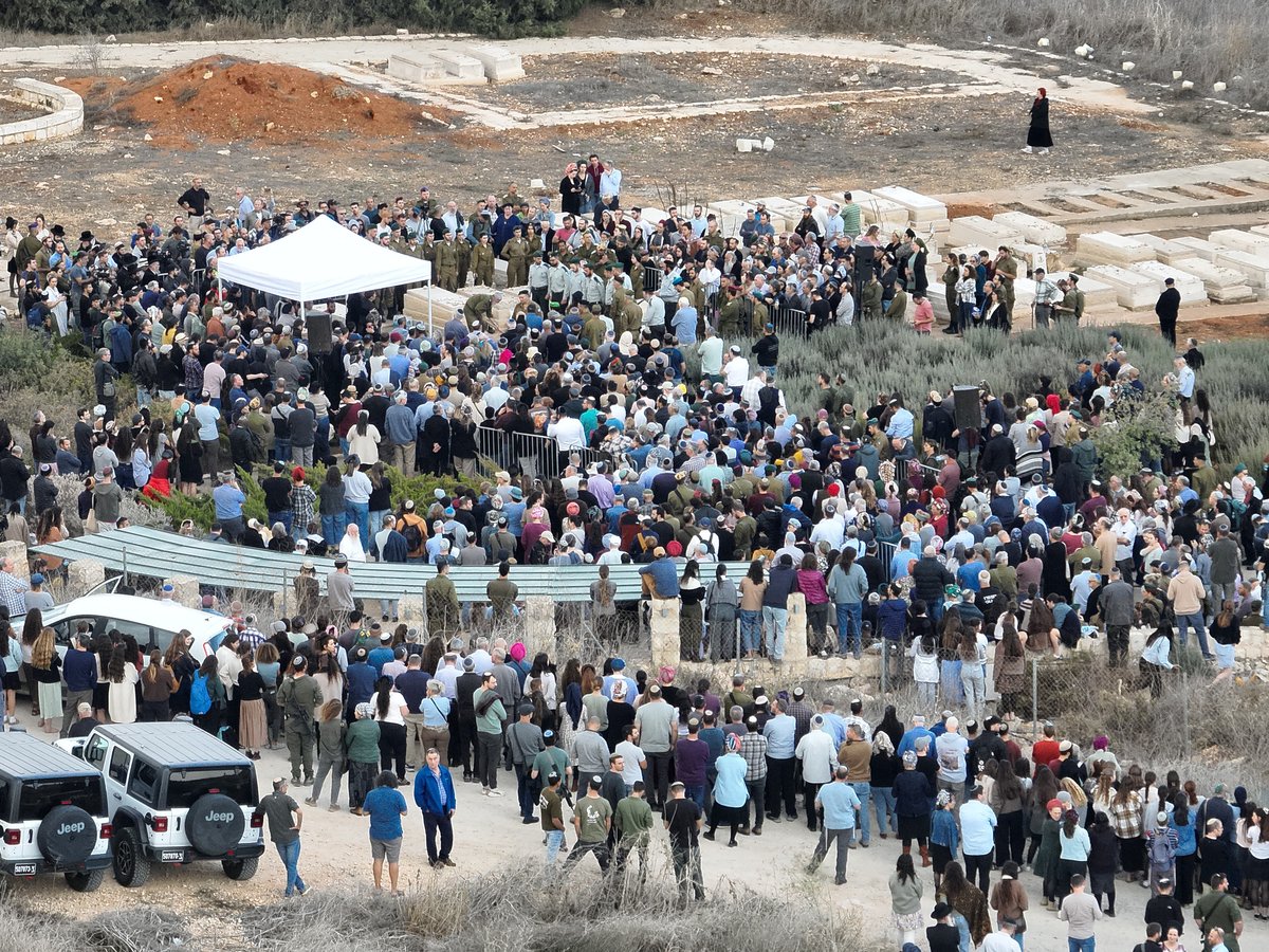 מסע הלוויה של ז'אבו ארליך ז"ל - ממעוף הציפור