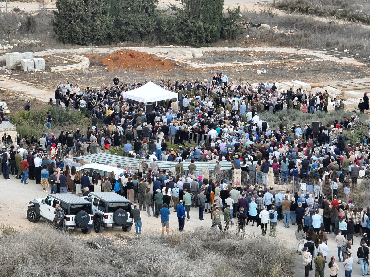 מסע הלוויה של ז'אבו ארליך ז"ל - ממעוף הציפור