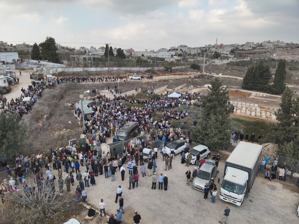 מסע הלוויה של ז'אבו ארליך ז"ל - ממעוף הציפור