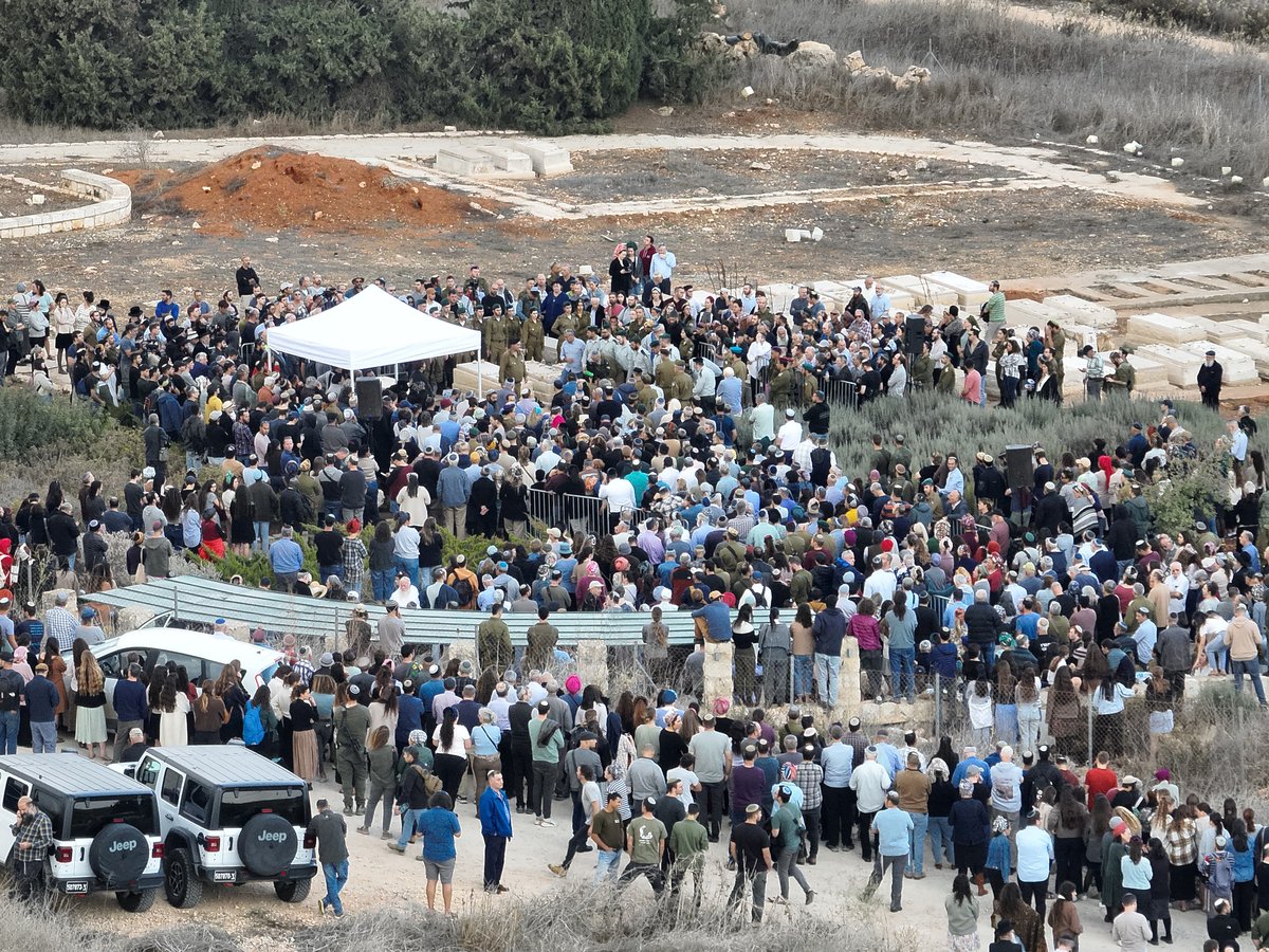 מסע הלוויה של ז'אבו ארליך ז"ל - ממעוף הציפור